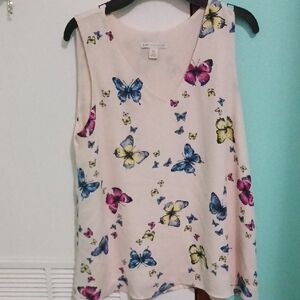 Cato Cream Sleeveless Top